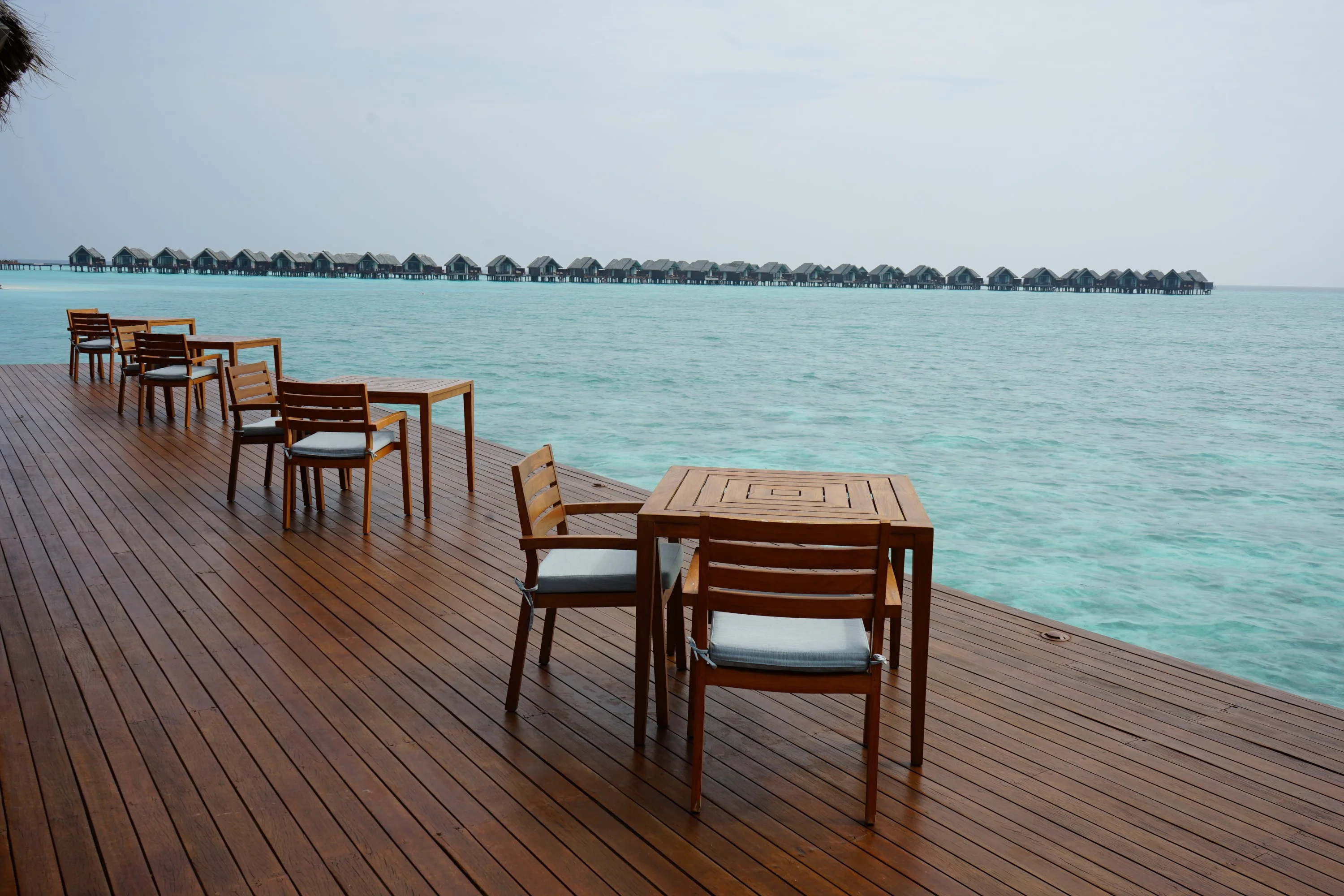 Outdoor restaurant furniture set - tables and chairs